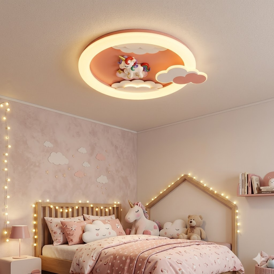 Kids Unicorn LED Wall Light