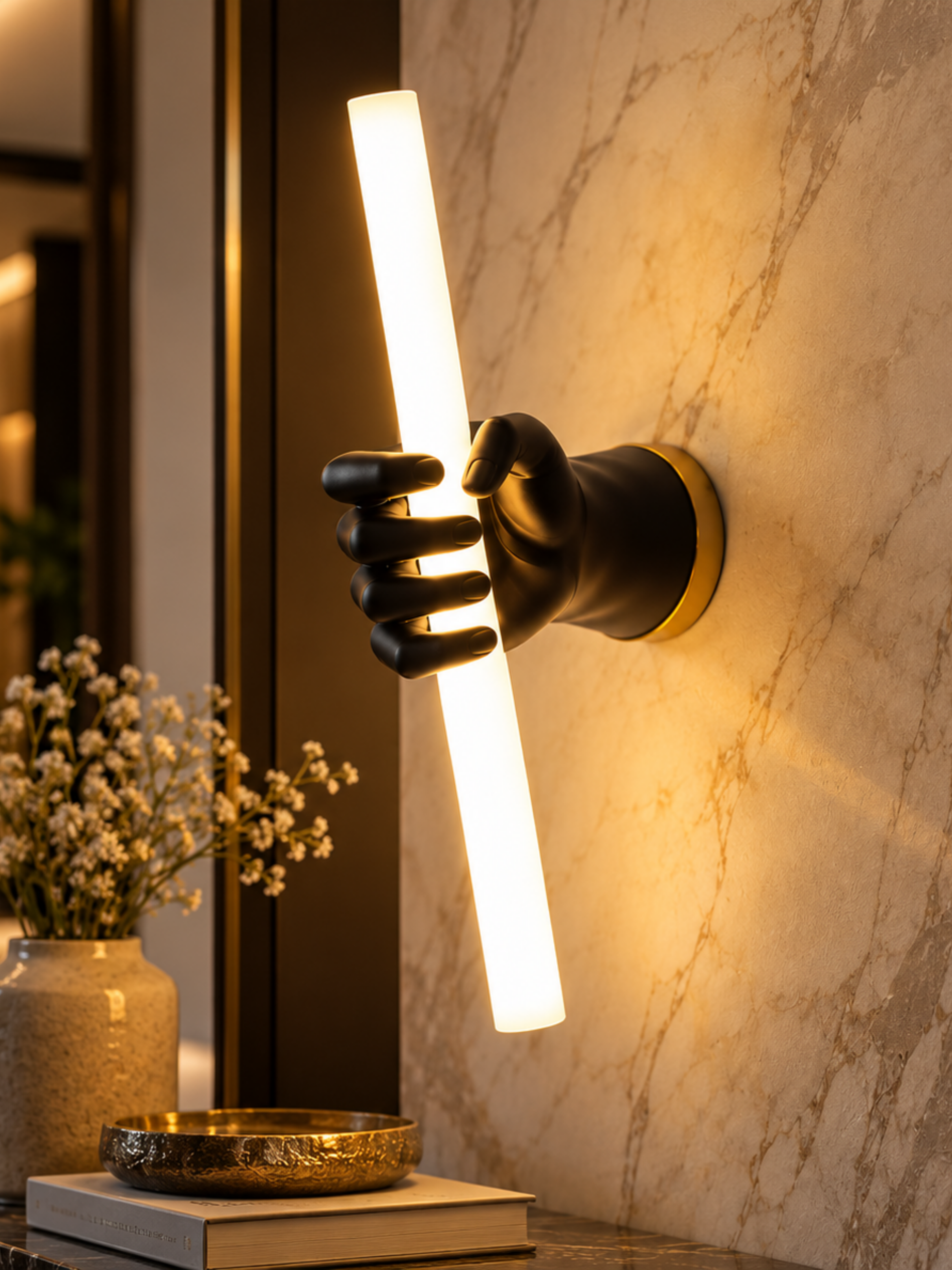 Gestura – Sculptural Hand LED Wall Light