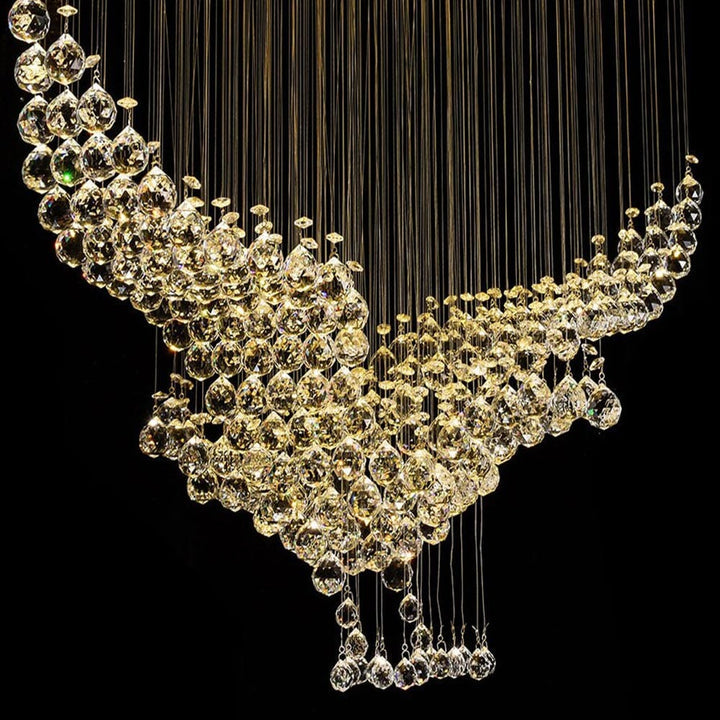 Wing Bling Bird Crystal Chandelier