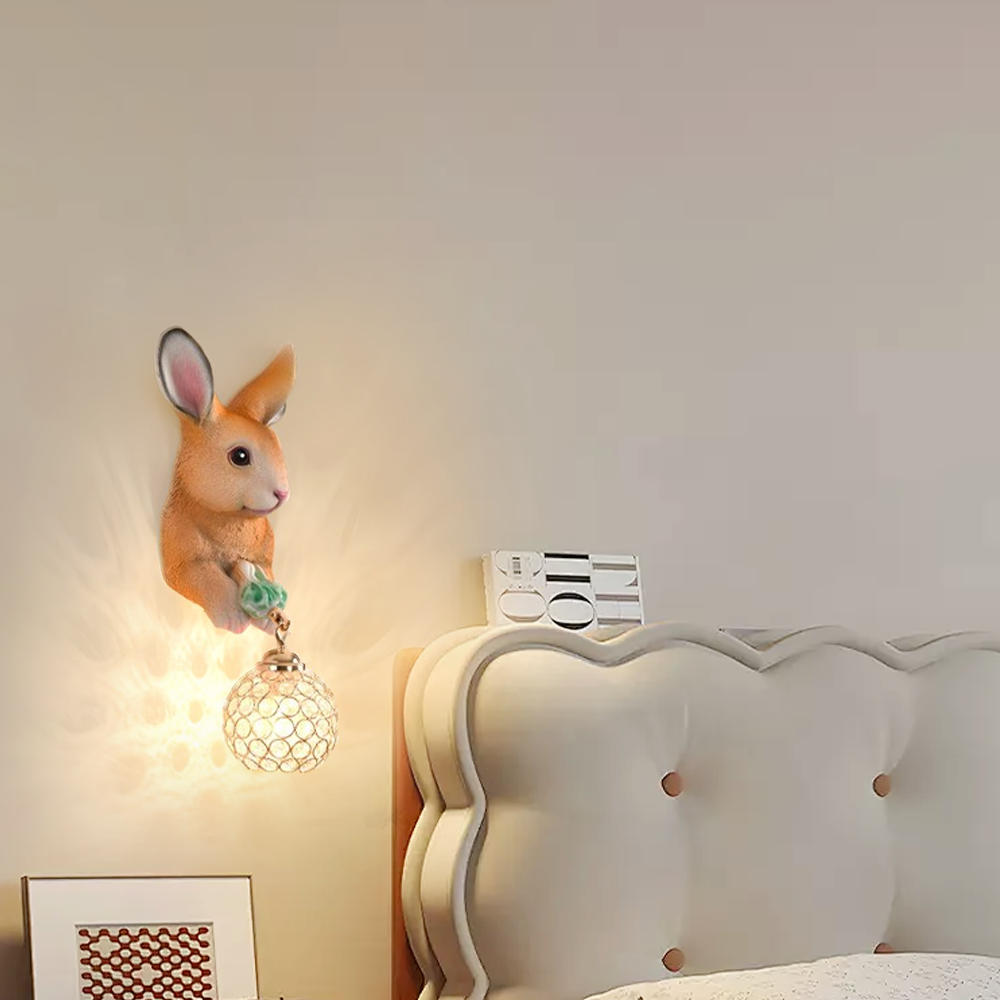 Contemporary Wall Sconces Light Of Mouse Face