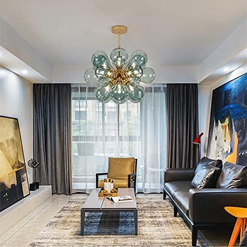 Blue Modern Sputnik Pendant Light