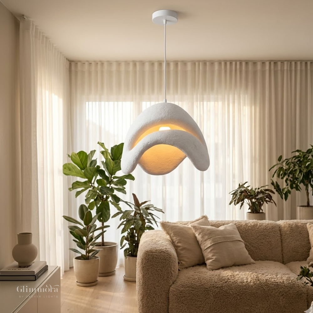Modern Organic Wave Pendant Light