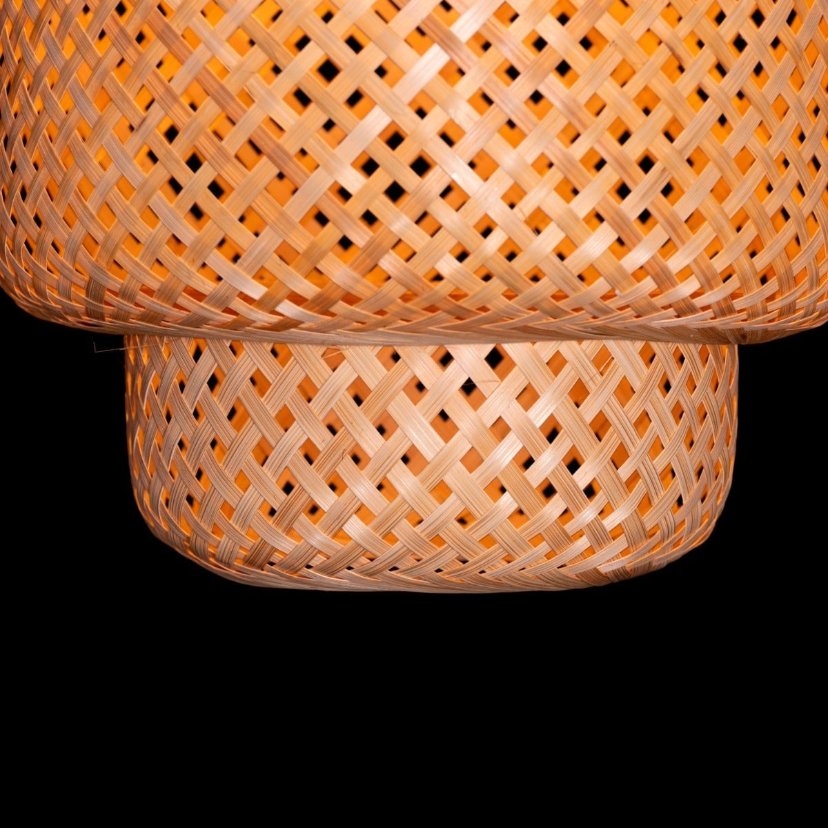 Hard Rattan Pendant Light