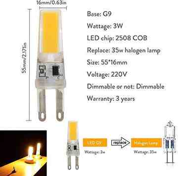 Led Cob Bulb Warm White