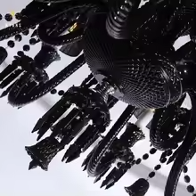 Luxury Black Crystal Chandelier