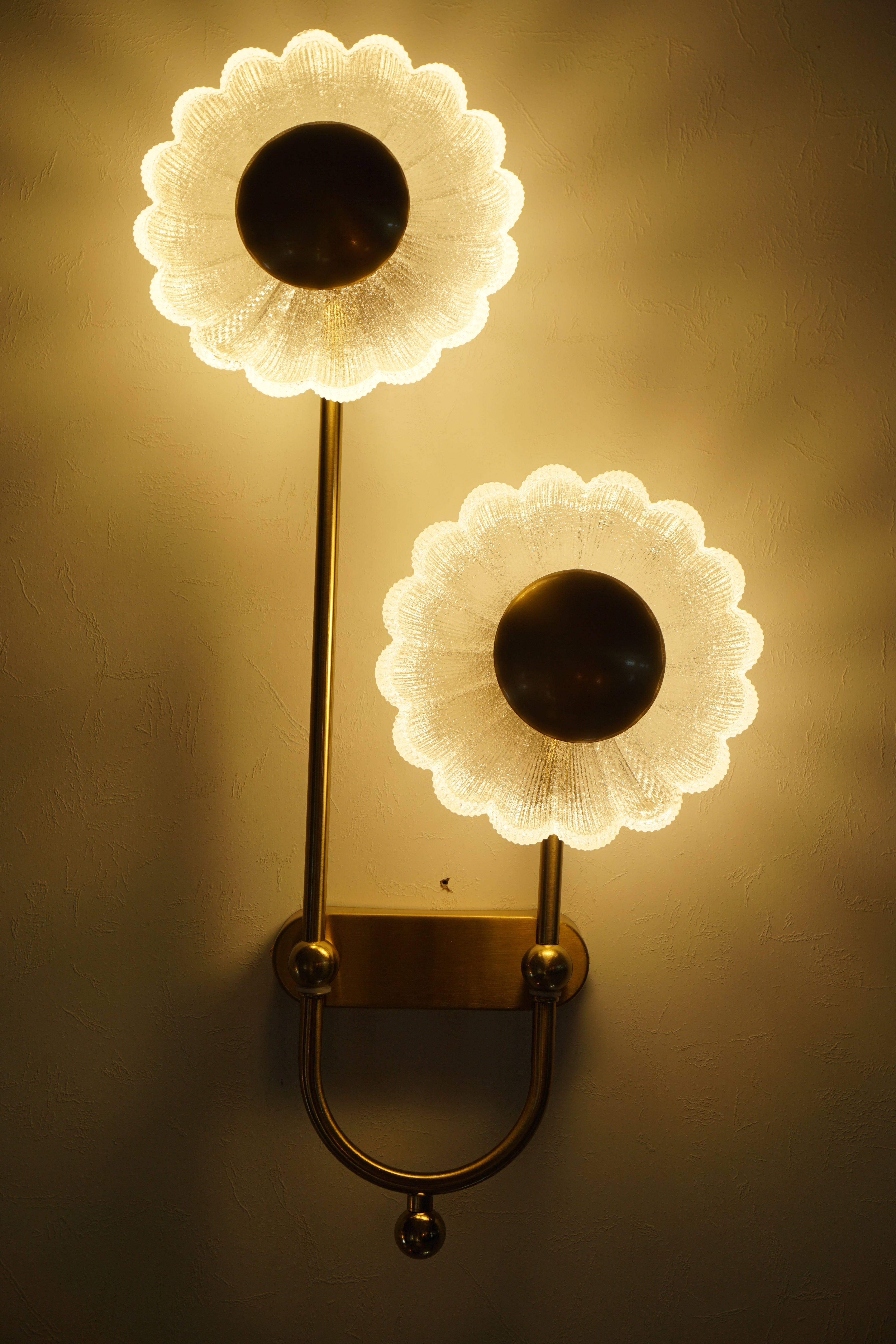 Twin Bloom Wall Light