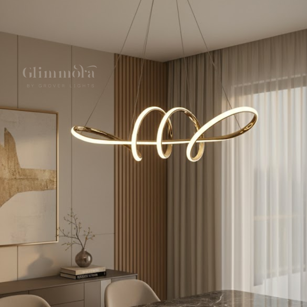 Endless Touch (Gold) LED Chandelier