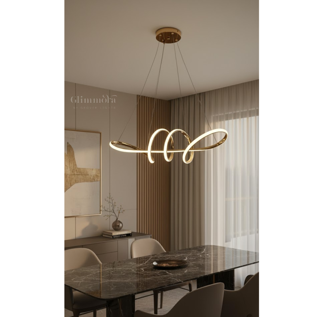 Endless Touch (Gold) LED Chandelier