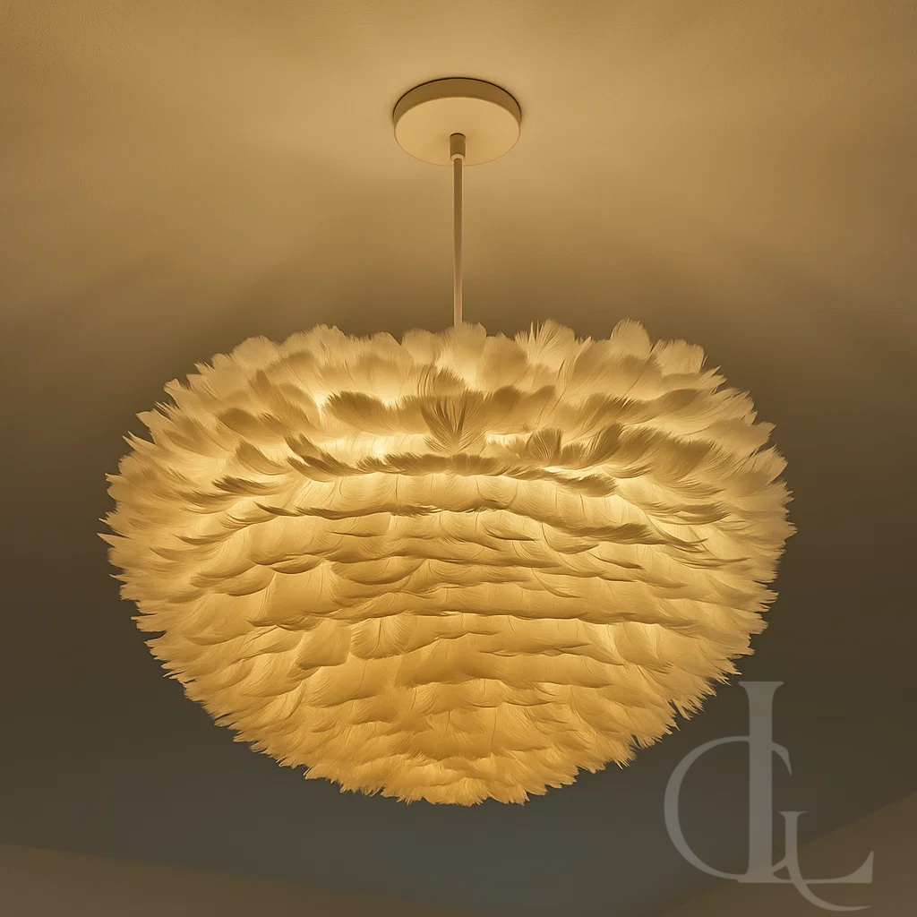 Nordic Feather Pendant Light
