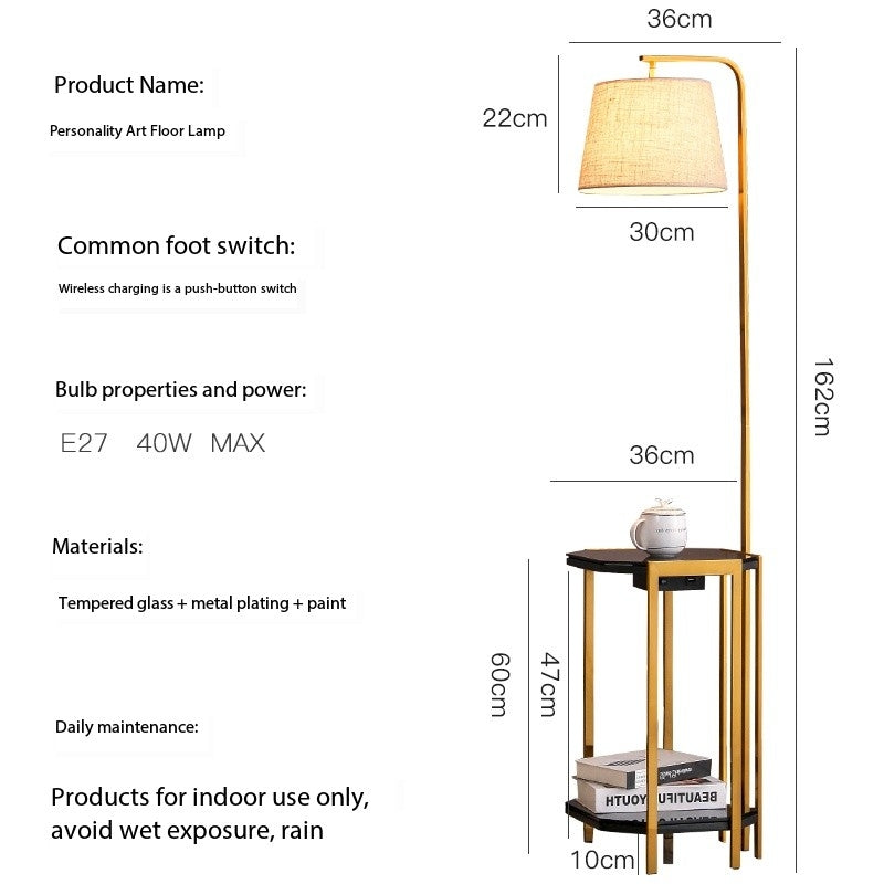 Modern Luxury LED Light Source Floor Lamp