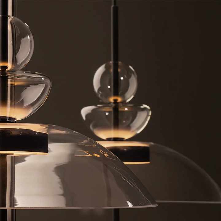 Modern Single Metal Pendant Light