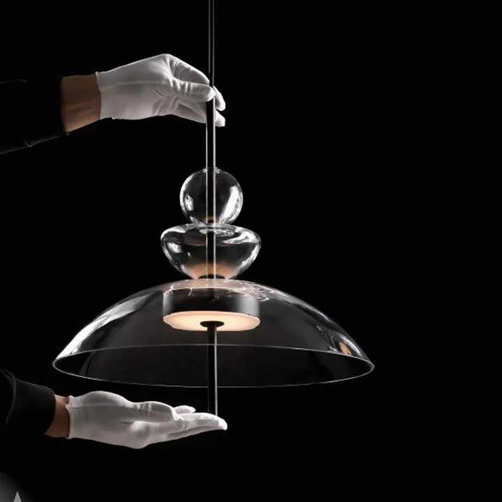 Modern Single Metal Pendant Light