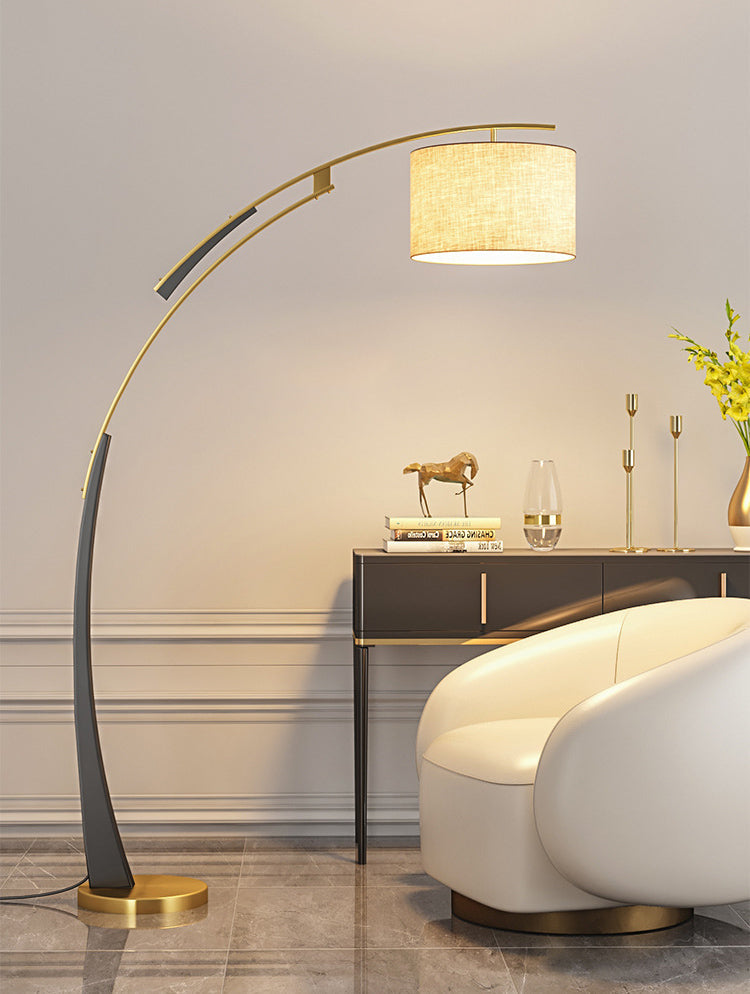 Skyward Lights (Black, Gold) Floor Lamp