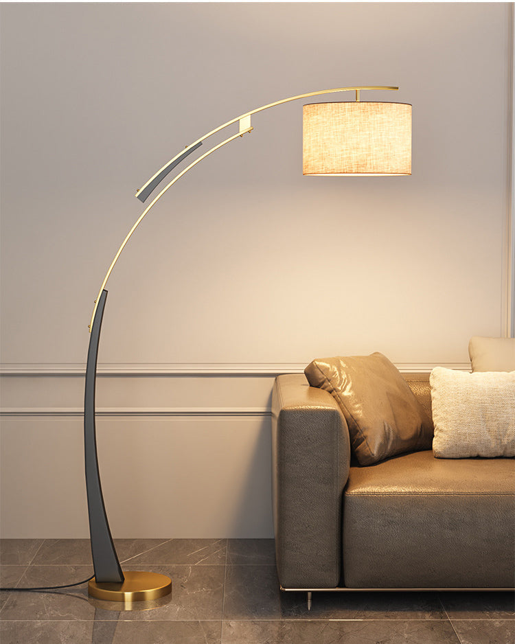 Skyward Lights (Black, Gold) Floor Lamp