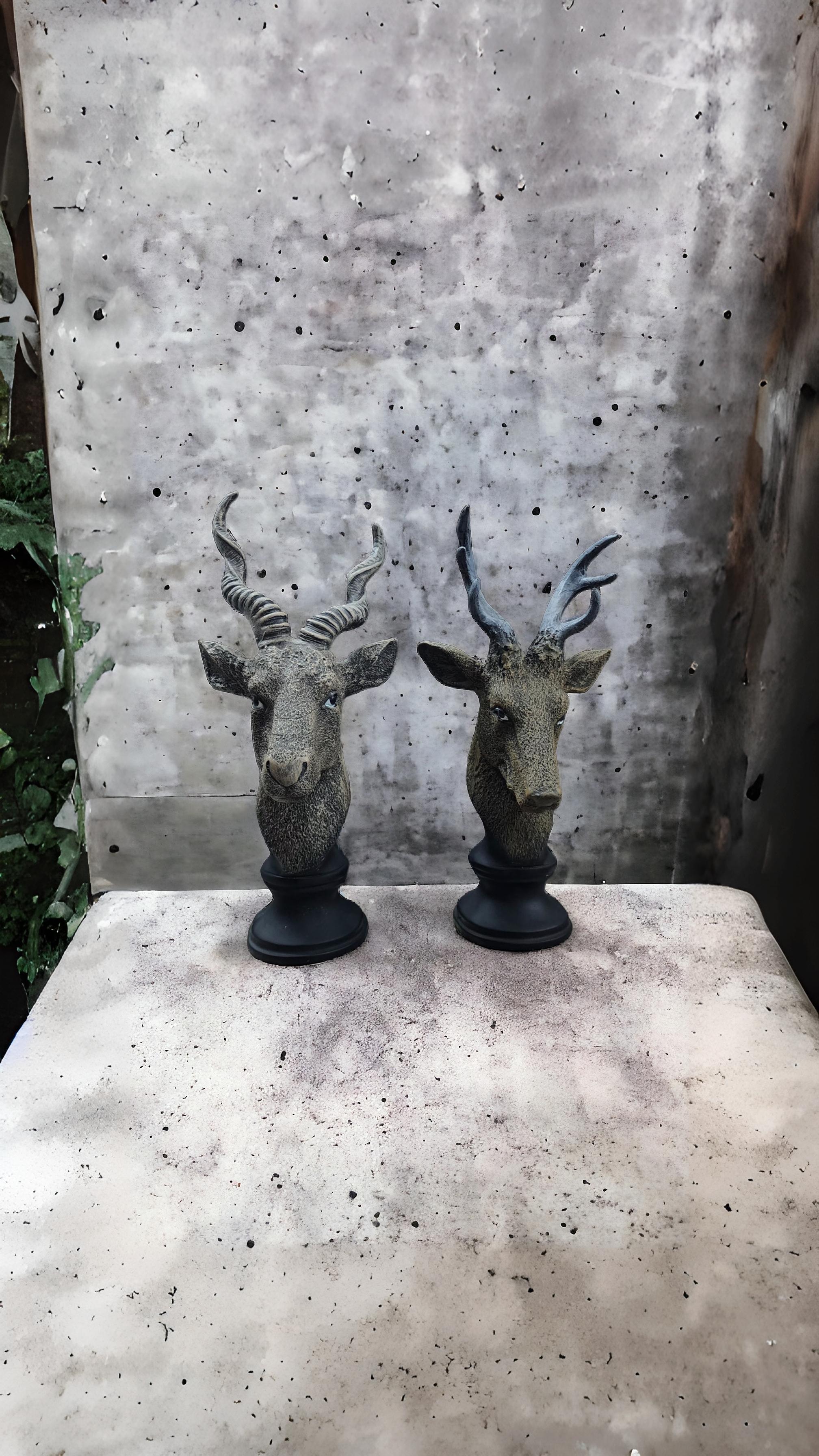 Alpha Stag Deer Pair