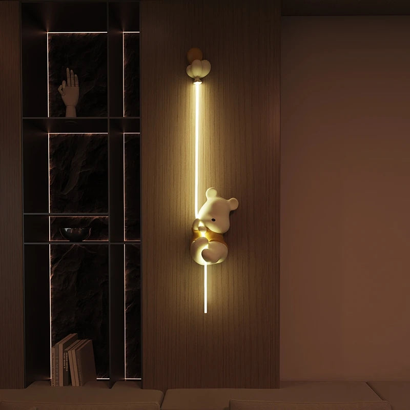 Teddy Buddy (Yellow) Wall Light