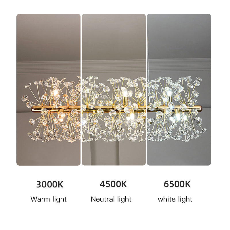 Beautiful Sunfall (LONG) Crystal Chandelier