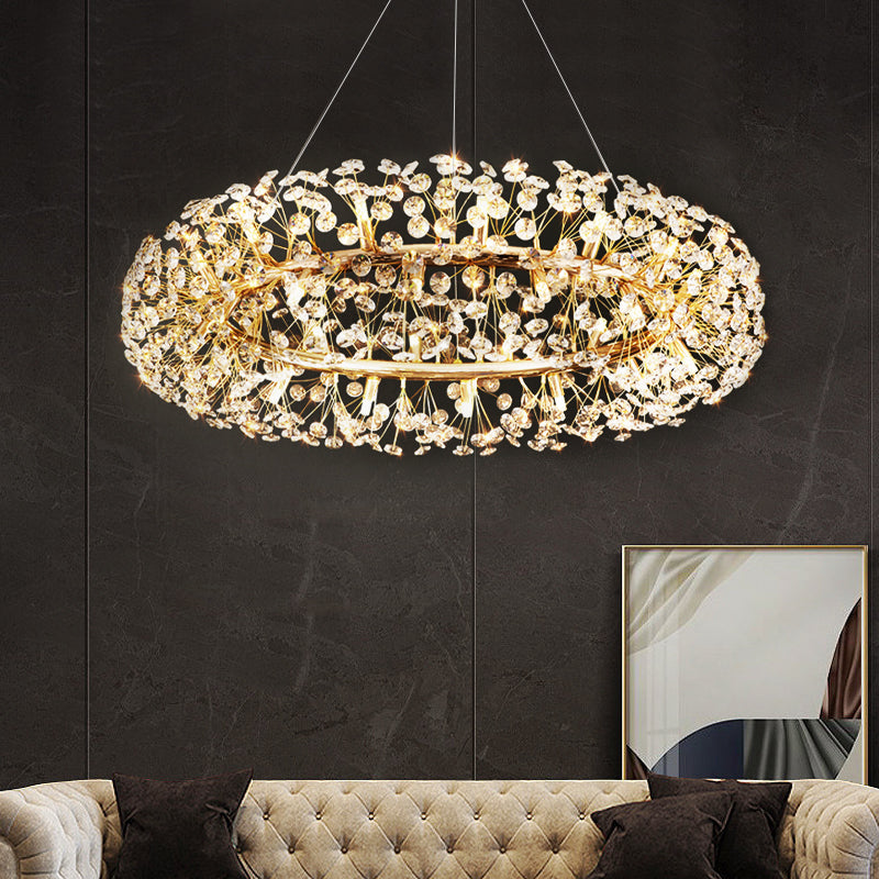 Beautiful Sunfall (Round) Crystal Chandelier