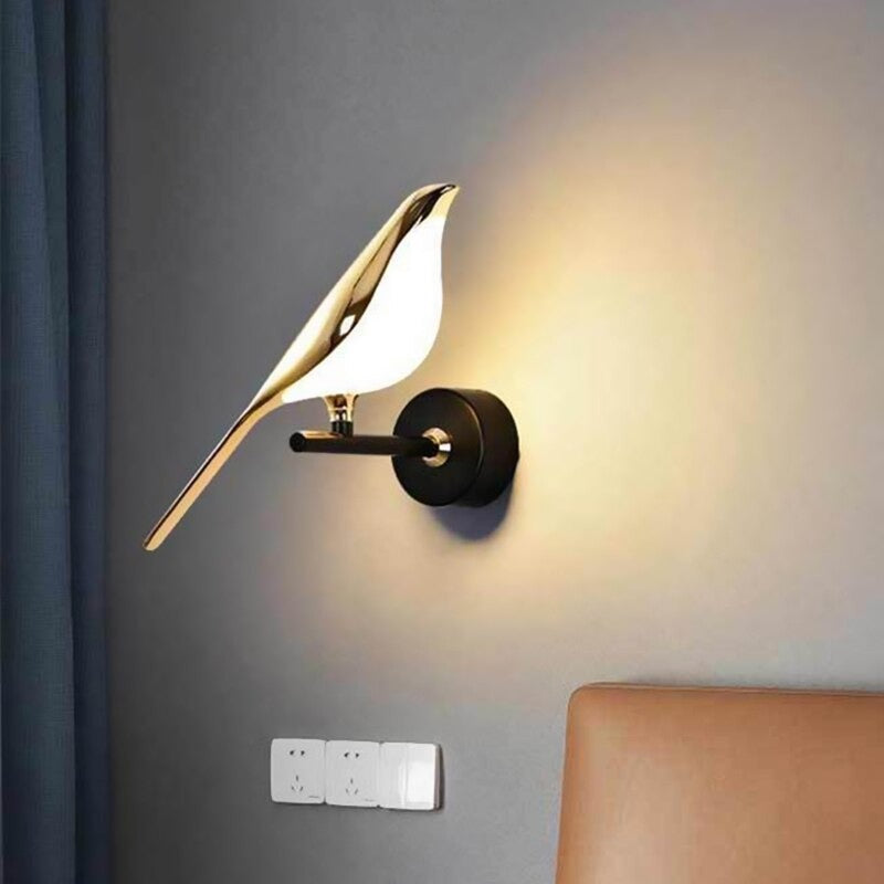 Optimistic Single Bird Wall Light