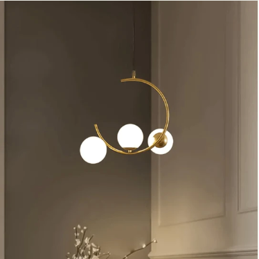 Winter's Eve: Frosted Pendant Light