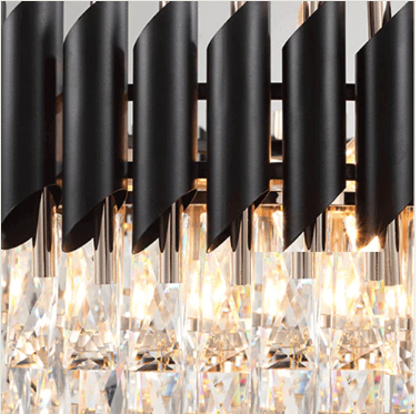 Black Titan Round Chandelier