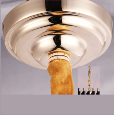 Black Titan Round Chandelier