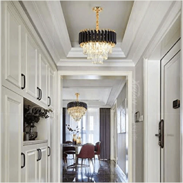 Black Titan Round Chandelier