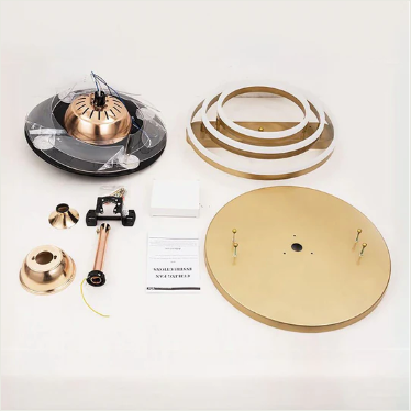 Lustro Chandelier Ceiling Fan with Remote Control