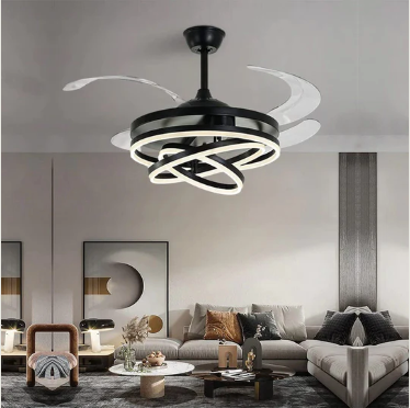 Lustro Chandelier Ceiling Fan with Remote Control