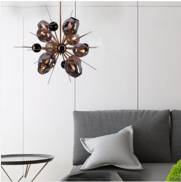 Tacchino Smoky Chandelier (Black)