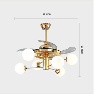 Breeze n Ball Luxe Ceiling Fan With Remote Control