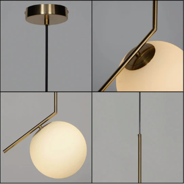 Sleek Sphere Pendant Light