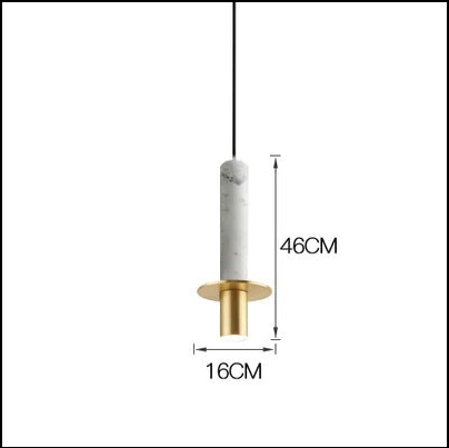 Terrazo Marble And Gold Pendant Lights