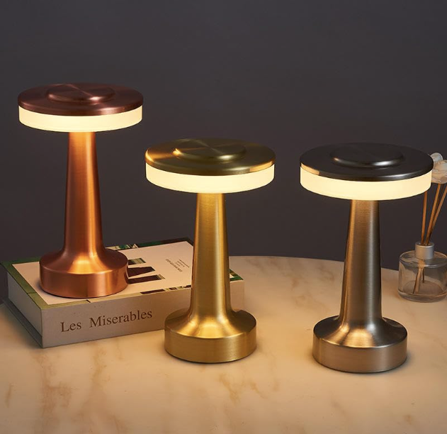 Cordless Lamp,Wireless LED Desk Lamp Touch Sensor Table Lamp Reading Lamp for Indoor Outdoor