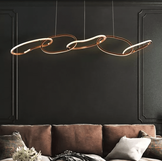 (Stainless Steel) Holding you (Gold) Chandelier