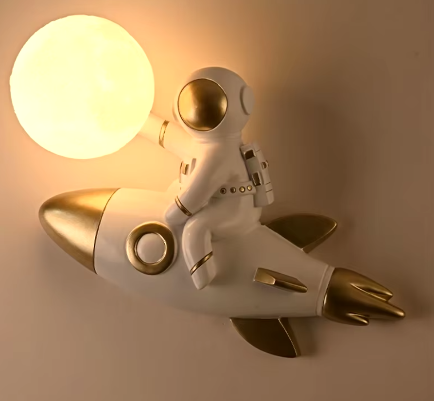 Rocket Astronaut Wall Lamp