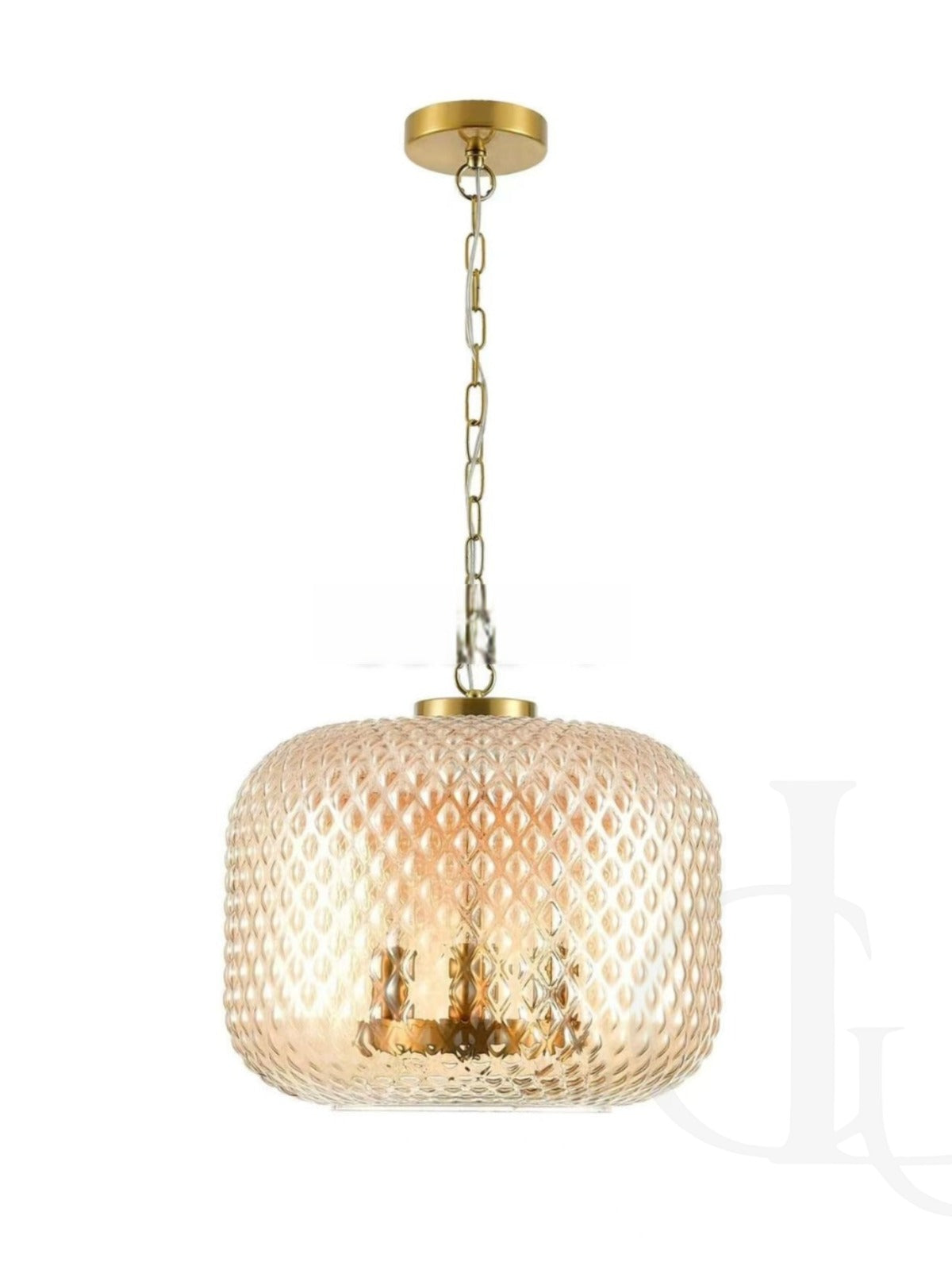 Brillara (Amber,Glass) Hanging Light