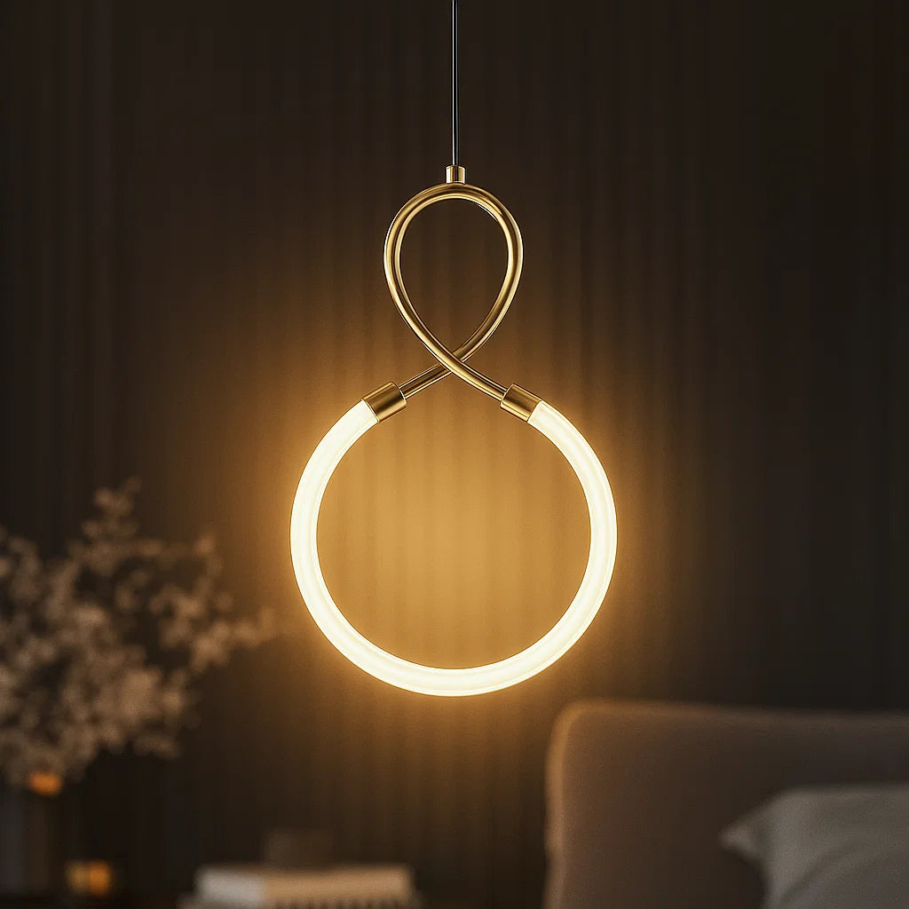 Infinity Loop LED Pendant Light