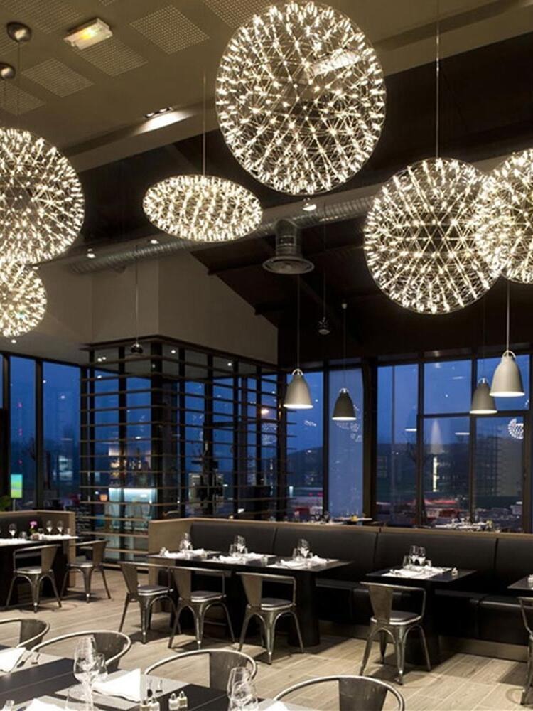 Glowing Sparkle Ball Ceiling Light Chandelier