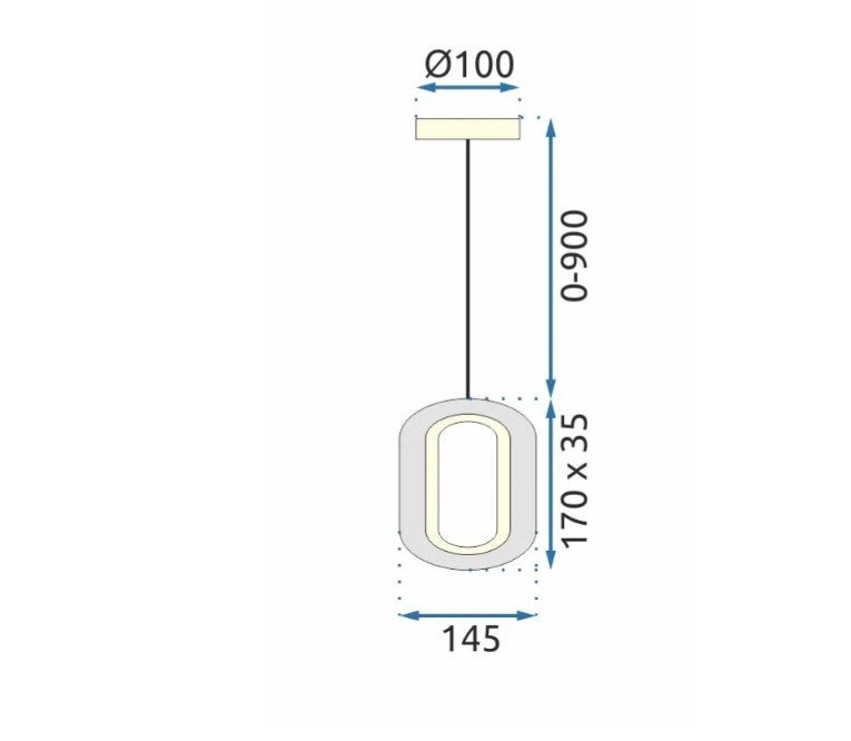 Crystal Led Hanging Lamp