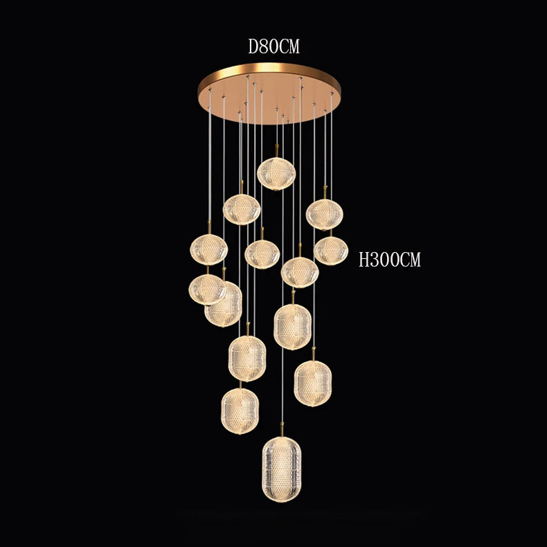 Meshthetics White Chandelier