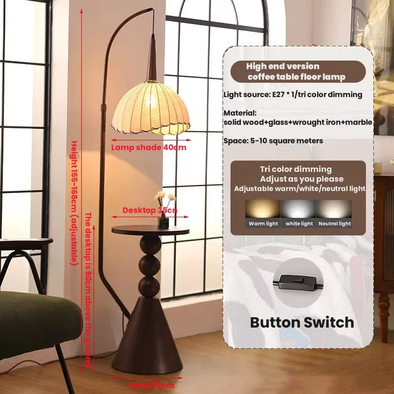 French Antique Style Living Room Floor Lamp