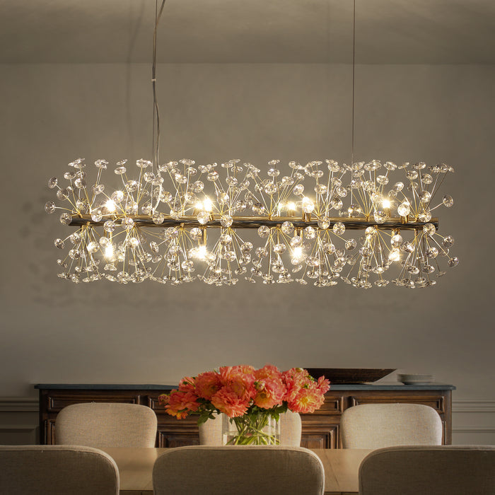 Beautiful Sunfall (LONG) Crystal Chandelier