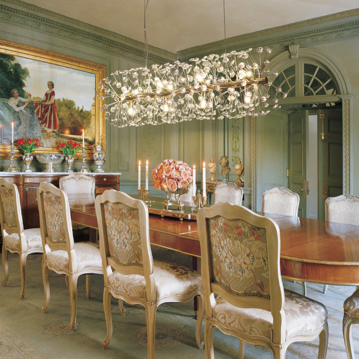 Beautiful Sunfall (LONG) Crystal Chandelier