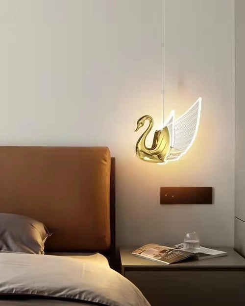 Essence Series Elegant Swanlight Solo Pendant Light (Single)