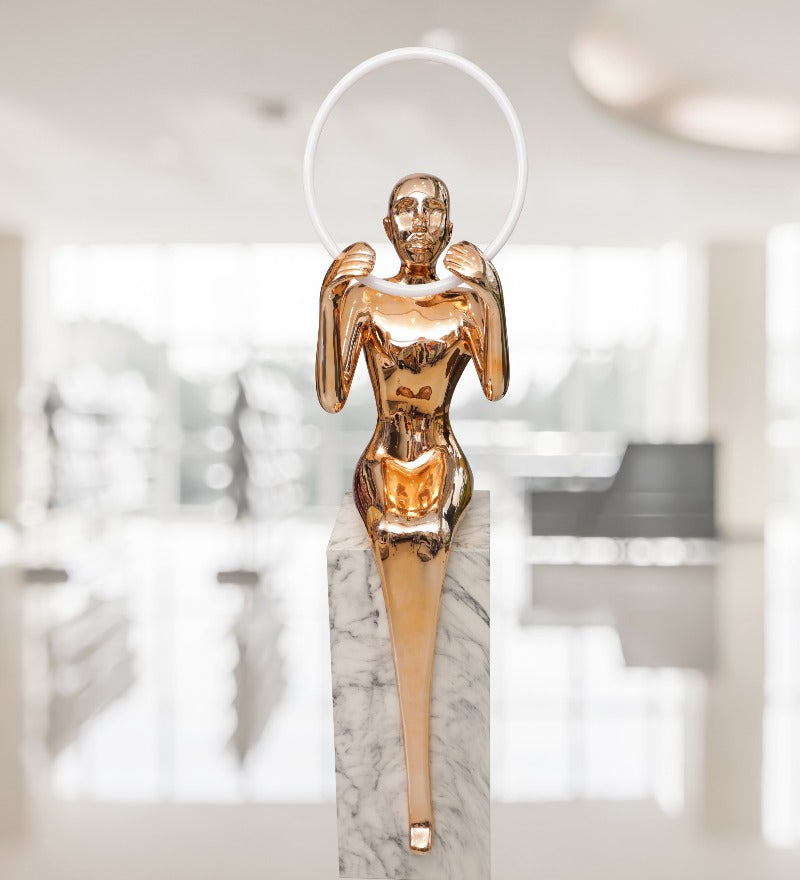 Moon View Floor Lamp (Gold)