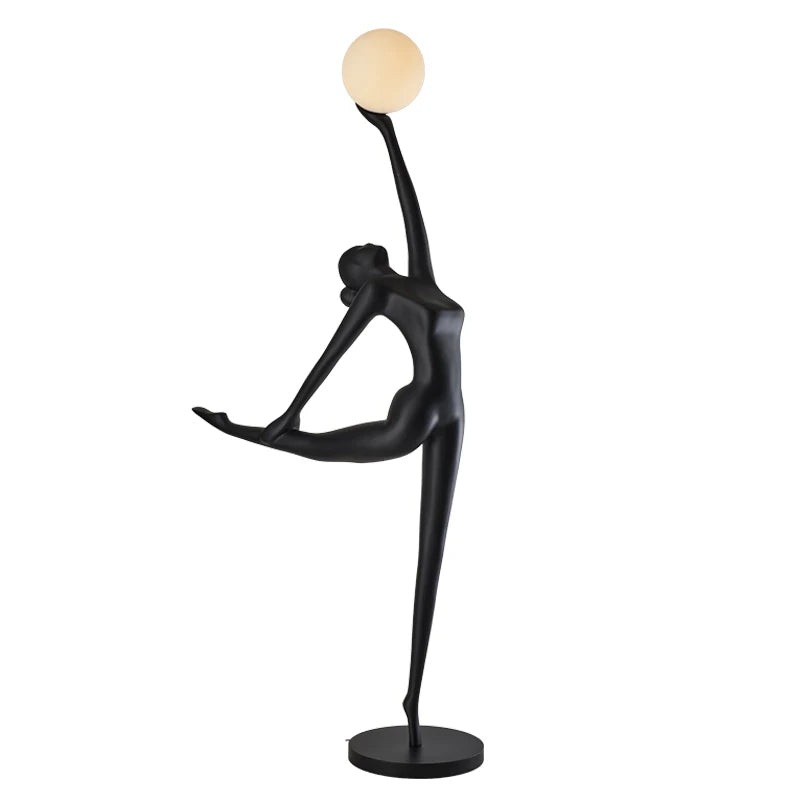A Step Beyond Light (Black) Sculpture Floor Lamp