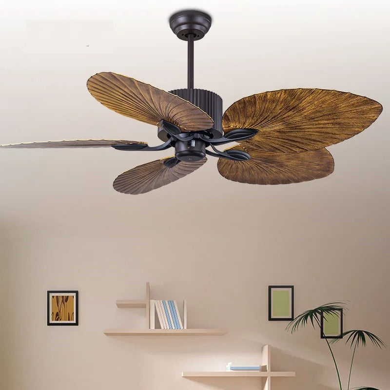 Wooden Aspirations (52 Inches Span, Wooden Finish ABS) Ceiling Fan with Remote Control