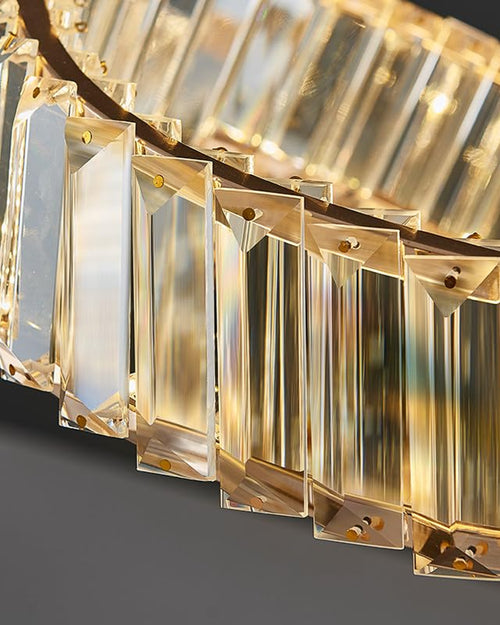 Infinity Crystal Loop Chandelier