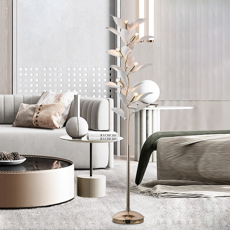 Tree Ceramic Flowers Floor Lamp